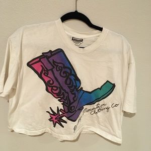 Vintage crop top